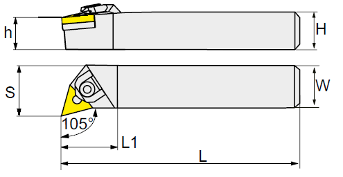 WTQNR2525M16 державка